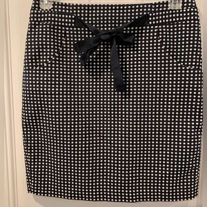 The Limited Navy Polka Dot Women's Skirt